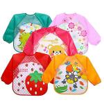 DESIGNESTYMulticolor Waterproof Baby Feeding Bibs ( Pack of 5 )