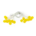 Glimmer Lightings Bubble Ball String Light Made In India For Home Decoration, Bed Room Decor, Birthday Party, Diwali, Christmas - Yellow, 6 mtr