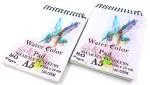 REDGE A5 Sketchbook / 40 Sheets 80 Pages/Top Spiral Bound Sketch Pad for Artists Pack of 2