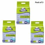 BEA DIVA SOFT TOUCH DISPOSABLE HYGIENIC UNDERPADS FOR MEN AND WOMEN | PER PACK 10 PIECES | PACK OF 3