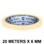 VCR Masking Tape - 20 Meters in Length 06mm / 0.25