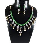JAYA VISION ENTERPRISES Metal and Glass Beads fancy Choker Necklace