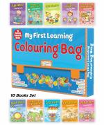 My First Learning Colouring Bag - Set of 10 Exciting Colouring Books Pegasus Product Bundle set Pages