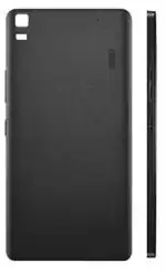 M Cart Black Plastic Battery Back Door Cover For Lenovo A7000, K3 Note