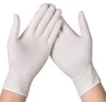 MR. GLOVE Latex Examination Gloves/ Surgical Gloves/ Powdered Gloves/ Non-Sterile/ Large/ 100 Pcs