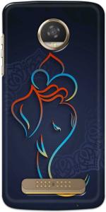 Tweakymod Back Cover for Motorola Moto Z2 Play (Multicolor, 3D Case, Pack of: 1)