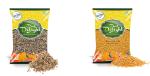 Pink Delight Jeera (Cumin seeds) 200 Gm+ Peeli Sarso (Yellow Mustard Seed) 200 Gm| Pack of 2| 400 Gm