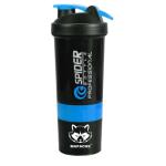 MAPACHE Spider Gym Shaker bottle Innovative shaker bottle Advanced mixing shaker Leak-proof protein shaker Gym blender bottle Fitness drink shaker (Blue Color)