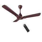 Atomberg Erica 3 Blade 1200 mm BLDC Motor, Remote Control Ceiling Fan with LED Lights, Umber Brown