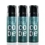 Wild Stone CODE Steel No Gas Long Lasting Body Perfume Spray for Men Pack of 3 (120ml Each)