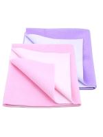 Elementary Smart Dry Waterproof Medium Bed Protector Sheet Pack of 2 - Lilac & Pink