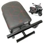 BIGBIRD Scooty Baby Seat/Baby Stand Red & Black Compatible with Suzuki Burgman Street 125