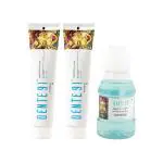 Dente91 Cool Mint Remineralizing toothpaste for Sensitive teeth 200 g with Dente91 Mouthwash, 150 ml