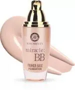 KISS PRETTY Miracle BB Lightweight & Full Coverage Primer Base Foundation (Ivory, 60