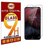 Kite Digital Nokia 6.1 Plus Premium Tempered Glass Screen Protector Slim 9H Hardness 2.5D