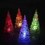 SK Craft Acrylic Christmas Decorations LED Color Changing Christmas Tree Christmas Tree Decorations (Pack of 1)