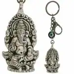 Divya Mantra Ganesha Keychain Evil Eye Showpiece Items