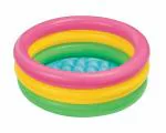 Intex Sunset Glow Pool, Inflatable Baby Pool Water Tub (Multicolored) (24 inch X 8.5 inch Height) Incomplete