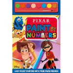 Parragon Publishing India Disney Pixar: Paint By Numbers | Colouring book | Book with paint and paintbrush | Disney Colouring book | Ages 3+