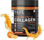 Inlife Hydrolyzed Collagen Powder Supplement Orange Flavor (200 g)
