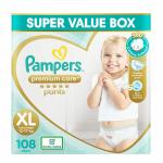 Pampers Premium Care Diaper Pants | Extra Large (XL) - 108 diapers| Sumo-Bx Pack