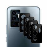 Kite Digital [Pack of 4] Vivo V23E 5G [Black] Back Camera Lens Protector Tempered Glass - Full Camera Coverage with Easy Installation Kit