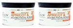 OxyGlow Herbals Apricote & Jojoba Scrub| Enriched with Apricot oil|Reduce Pigmentation|Hydrates Skin|Natural Glow 500Gram x Pack of 2
