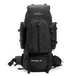 Tripole Black Polyester Colonel Rucksack Plus Detachable Day Pack 95 Ltrs