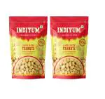 Indiyum Classic Salted Peanuts 140g pack of 2