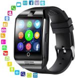 ENMORA Dz09 Bluetooth Smartwatch With Sim Card Slot Callinng Function N80 With Black Strap