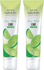 Avon Naturals Brightening Lime Cleanser 100 gm Each - Pack Of 2