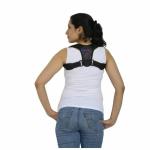 AGRIM ORTHOTICS Adjustable Posture Corrector Black - Free Size