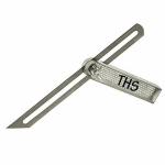 THS Carbon Steel Sliding Bevel Square 150 mm
