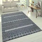 MRIC Collection, Carpet For Living Room , Bedroom Carpet , Floor Carpet , Size 4.3 X 6.3 Grey Cotton Carpet