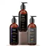 Qraa Men Luxurious Shower Gel|With Long Lasting Fragrance|Calming & Relaxing Fragrance|With Aloe Vera, Vitamin E & C|Paraben Free|Dark Velvet Oudh,Pure Seduction,Oceanbreeze|Pack of 3(600ML)