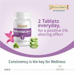 WellnessMantra Mensucare|Ayurvedic 60 Tablets|Regulate natural Periods|Hormonal Balance, PCOS Care|Ashoka, Shatavari, Lodhra, Gokshuru & 24 more herbs (Pack of 3 I