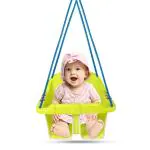 Maanit Swing for Kids - 3-in-1 Wave Adjustable Baby Swing Toy for Indoor and Outdoor - for Boys and Girls of Age (6 Months +) (Green)