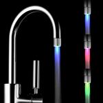 AARYANARI ENTERPRISE Pack of 1LED Taps, 7 Colours Tap Attachment Kitchen, Bluegreen Water Saver, LED Tap Attachment, LED Tap Attachment for Kitchen BathroomLong Neck LED Touchless Bathroom Faucet Kitchen Automatic Sensor Tap with Water