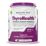 HealthyHey Nutrition ThyroHealth - Thyroid Health Formula 60 vegetable Capsules