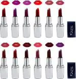 OUR BEAUTY Multicolor 100% Veg Encore Matte Moisturising Lipstick, 48 G (Pack Of 12)