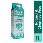 Happi Planet | Eco-Friendly Laundry Liquid Detergent | 1000ml | Plant Based, Biodegradable, Non Toxic, Natural, Organic | Tough On Stains & Odour, Smells Awesome, Protects Colour, Baby Safe