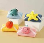 MORADO Microfiber Wash Basin Hanging Hand Kitchen Towel Napkin with Ties | Soft Hanging Hand Towel for Bathroom & Kitchen- Set of (2)