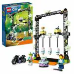 JAIMAN TOYS LEGO City The Knockdown Stunt Challenge 60341 Building Kit (117 Pcs),Multicolor