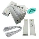 CRODOR Plant Label Aluminum Tag with 6 Inch Wire | Metal Plant Label Tree Tags |Permanent Write on Metal Labels | Waterproof Plant Tags with Wires for Indoor Outdoor Gardening (Pack of 100)