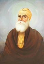 Divinedesigns Multicolor Vinyl Guru Nanak Dev Ji Rolled Poster - 13 X 19 Inch