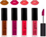 OUR BEAUTY Multicolor Kiss Proof Velvet Matte Liquid Lipstick 78, 16 Ml (Pack Of 4)