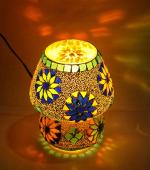 ONECYA ROYAL FANCY Table Lamp, Multicolour, Dome (White, Pack of 1)