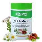 OZiva Mela.Mag+ | 10mg Melatonin For Healthy & Deep Sleep (60 Veg Capsules)