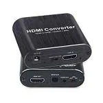 Microware HDMI Digital Optical TOSLINK (SPDIF) 3.5mm Audio Stereo Audio Adapter for Laptop, TV, PC, DVD Player, Xbox
