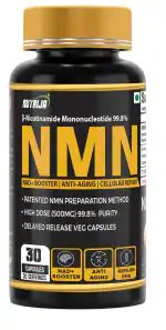 NutriJa NMN (Nicotinamide Mononucleotide) - 99.8% Ultra Pure & Bioavailable | Patented Process | Delayed Release Capsule | Slow Down Aging | Boost NAD+ Levels (30 Veg Capsules)